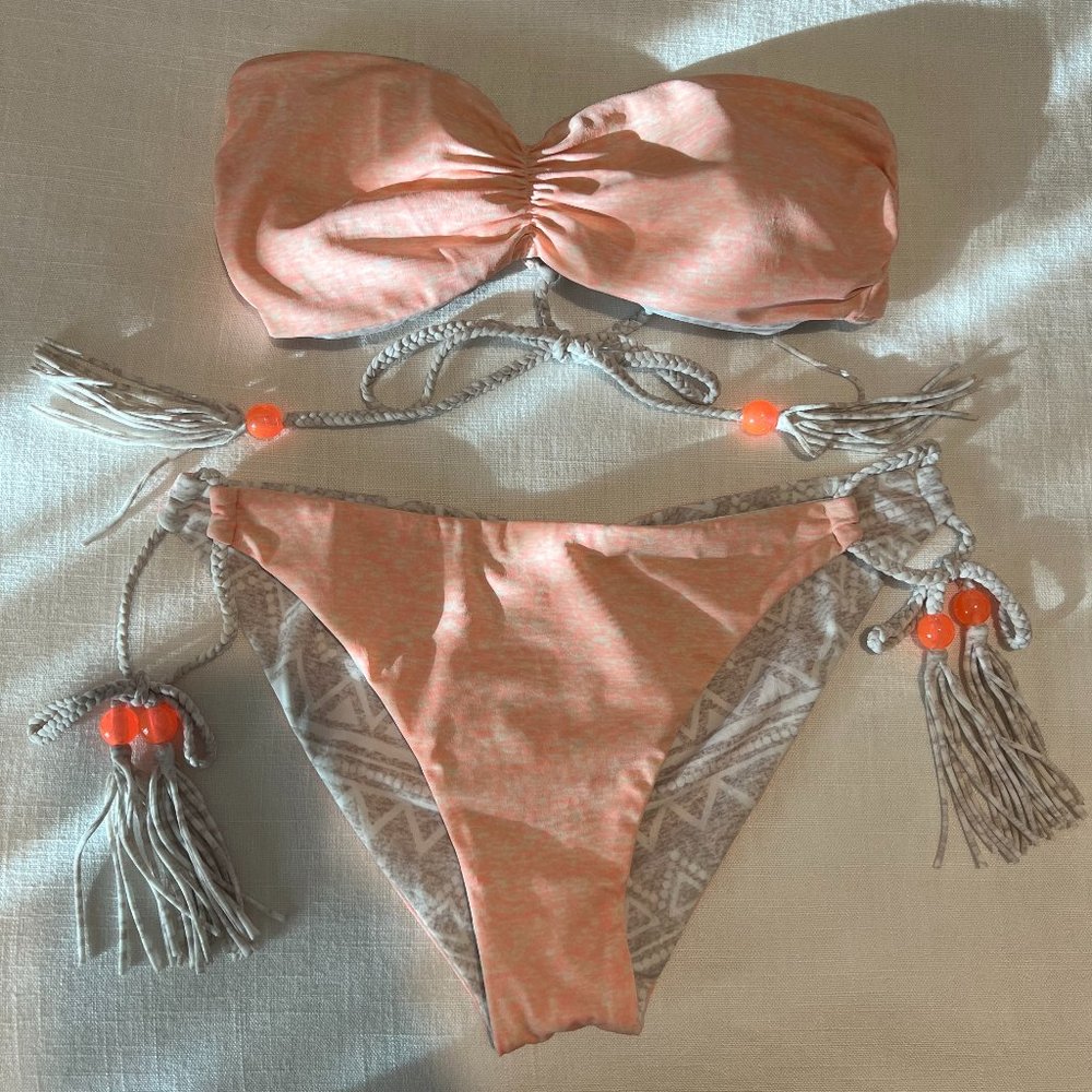 Victoria's Secret - Reversible Bandeau Bikini - Size L